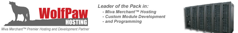 Leader of the Pack in Miva Merchant Hosting, Zen Cart Hosting, Miva to Zen Cart Conversion and Custom Module Development and Programming